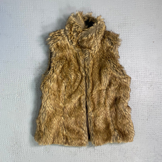 Vintage 2000's Bratz Beige Fluffy Vest (S/M)