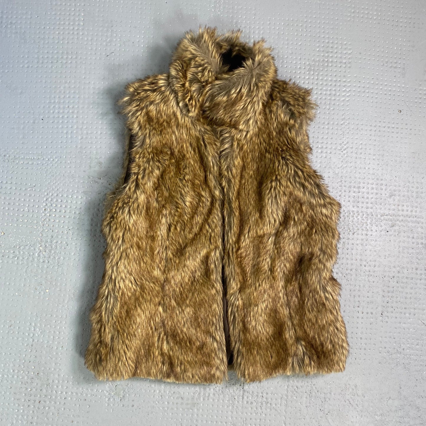 Vintage 2000's Bratz Beige Fluffy Vest (S/M)