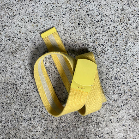 Vintage 2000's Yellow Sunny Buckle Belt