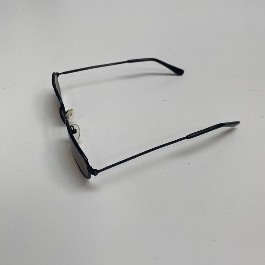 Vintage 2000's Streetstyle Small Sunglasses with Blue, Red and White Edge