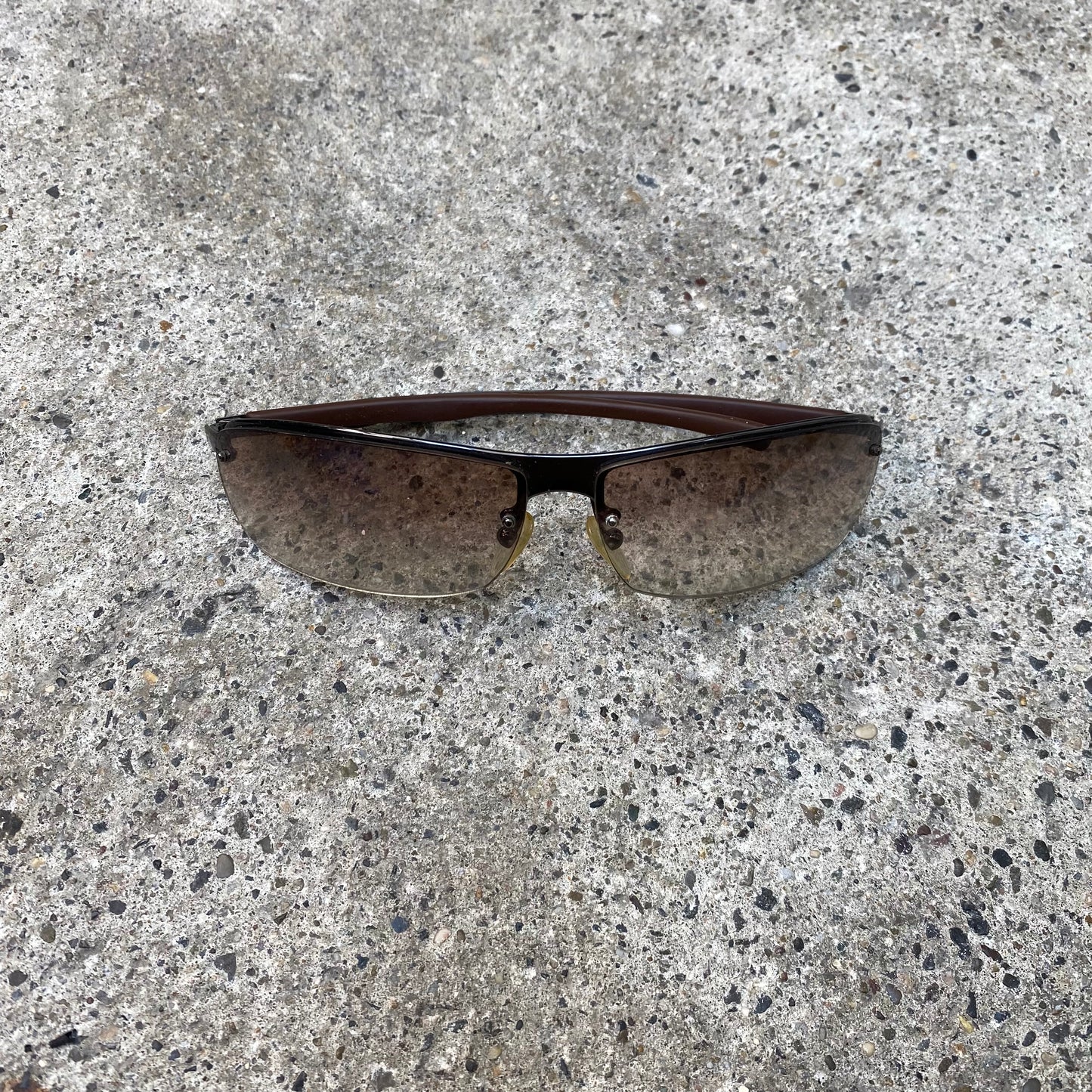 Vintage 2000's Light Brown Sunglasses