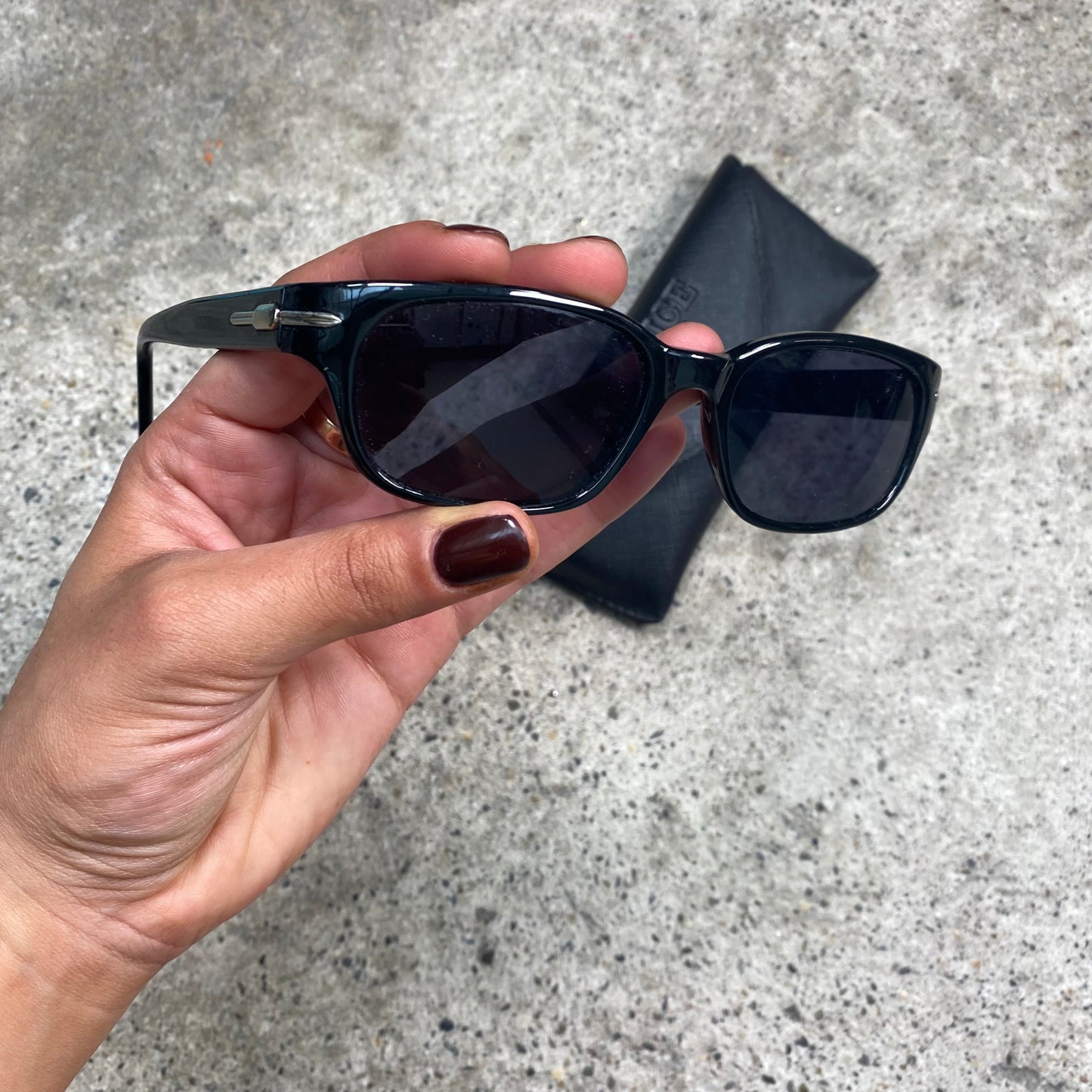 Vintage 90's Black Classic Sunglasses