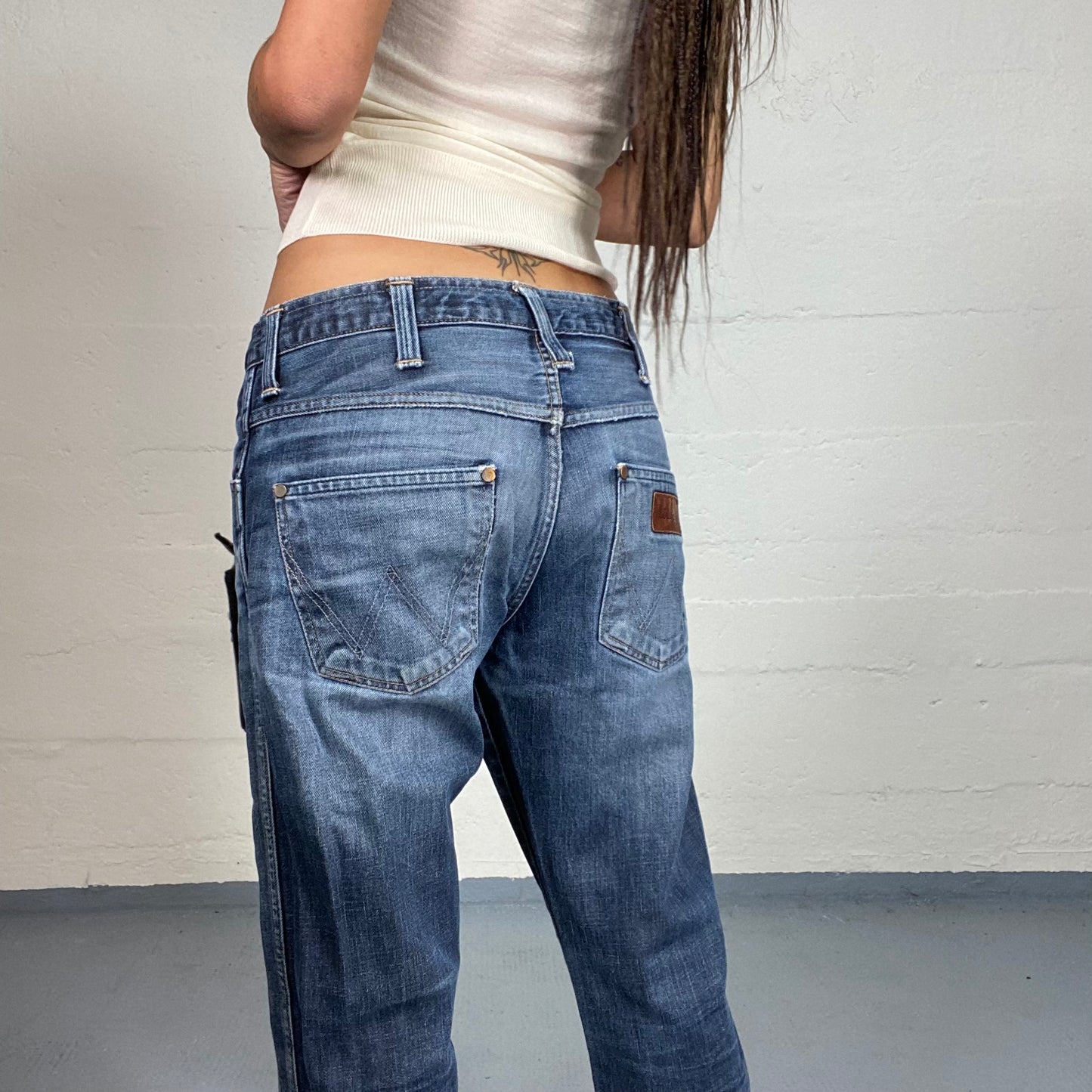 Vintage 2000's Levi's Downtown Girl Dark Denim Pants (S)