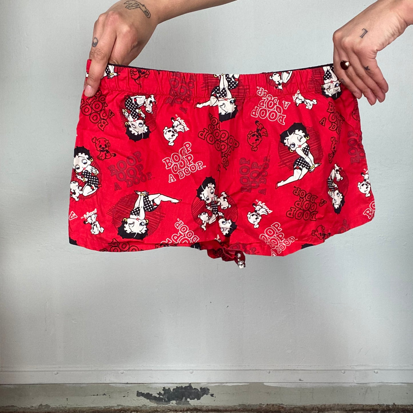 Vintage 2000's Betty Boop Red Ultra Mini Boxer Shorts (S)