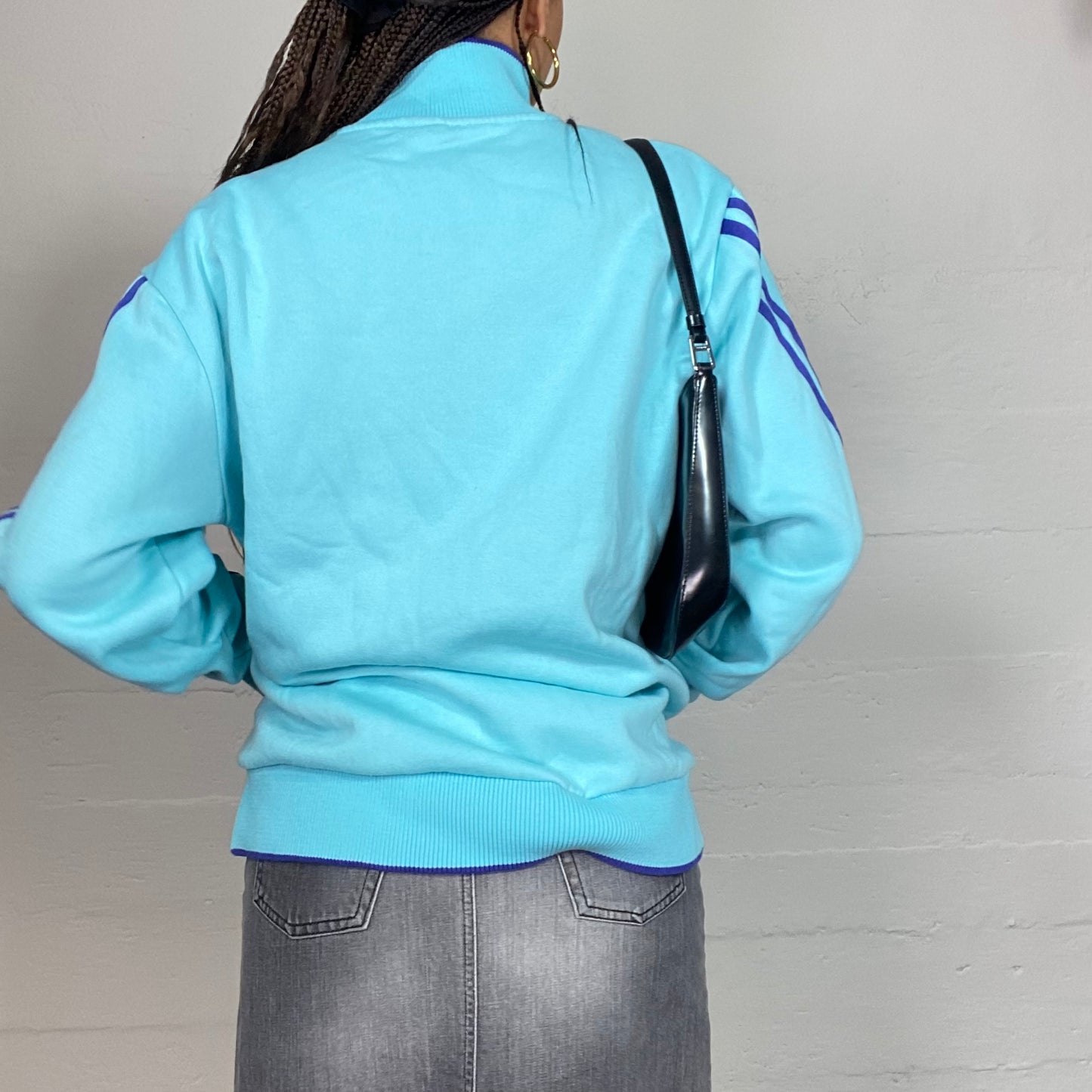 Vintage 2000's Lonsdale Sporty Blue Zip Up Oversized Jacket (L)