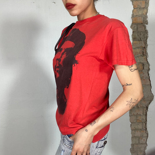 Vintage 90's Che Guevara Red Shirt(M)