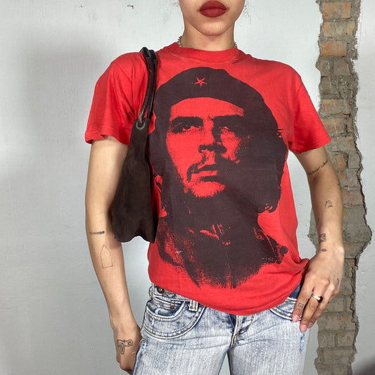 Vintage 90's Che Guevara Red Shirt(M)