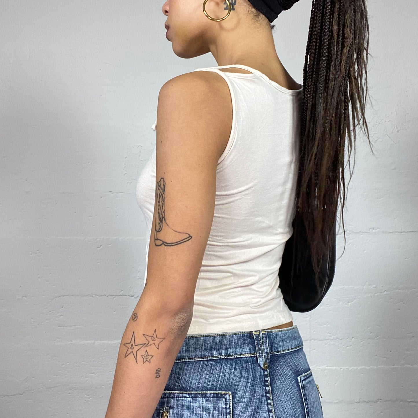 Vintage 2000's Esprit Sporty Cream Top (S)