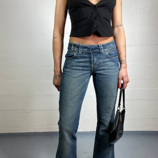 Vintage 2000's Britney Spears Girl Denim Low Waist Pants (XS)