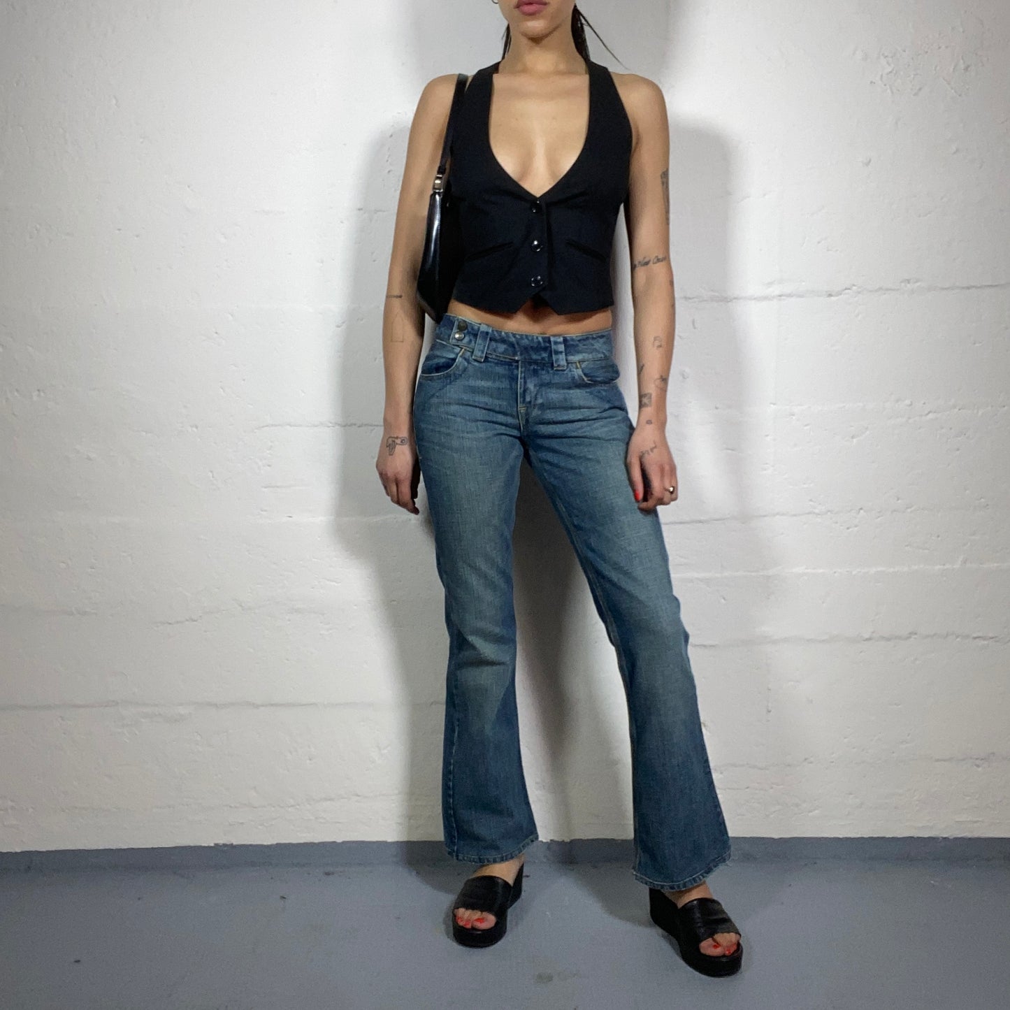 Vintage 2000's Britney Spears Girl Denim Low Waist Pants (XS)