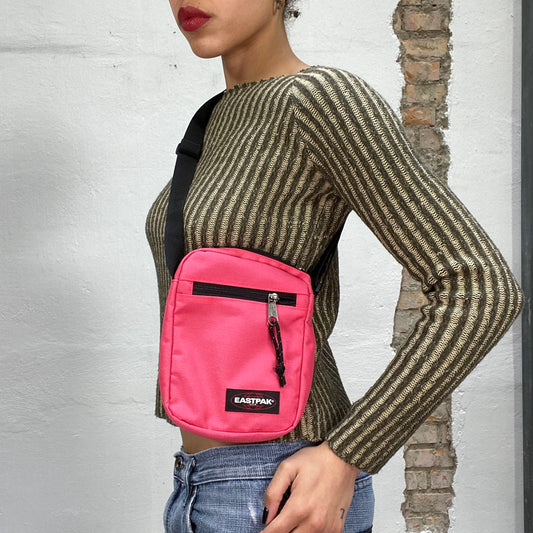 Vintage 90's Eastpak Bubble Gum Pink Small Crossbody Bag