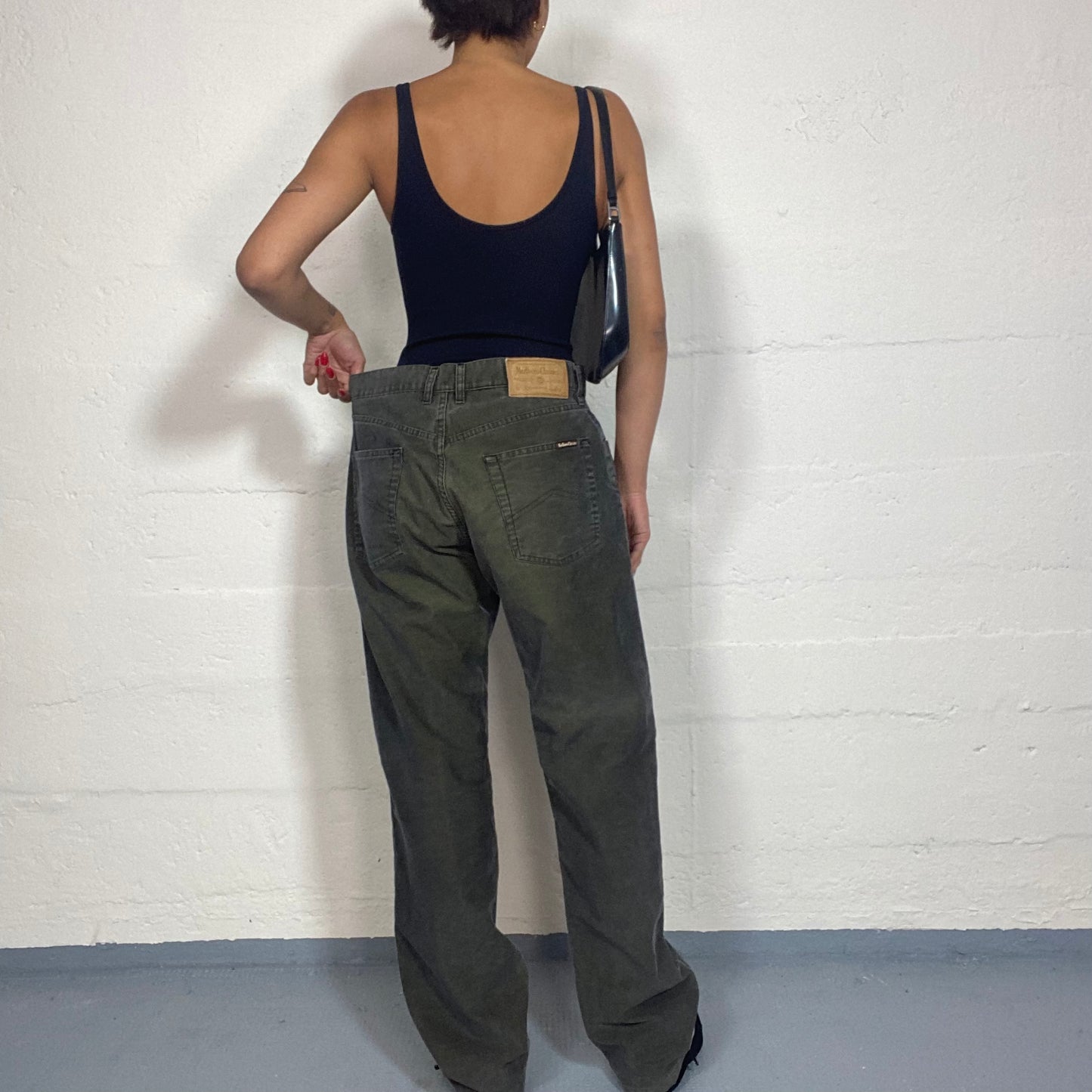 Vintage 90's Khaki Workwear Washed Out Acid Pants (M/L)