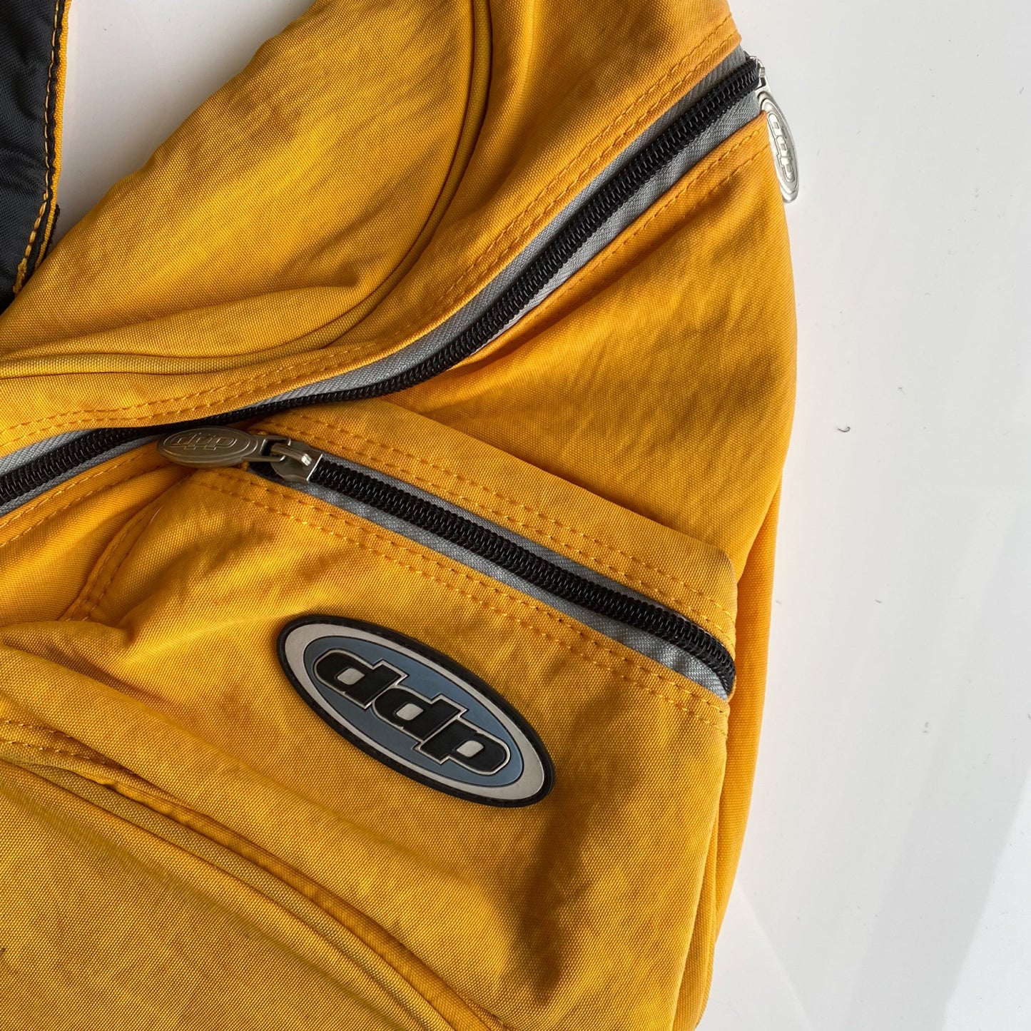 Vintage 90’s Techwear Yellow One Shoulder Backpack