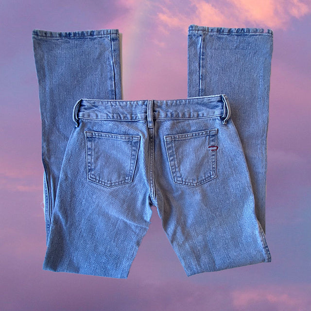 Vintage Y2K Diesel Low Waist Flare Jeans (XS)