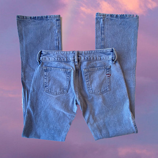 Vintage Y2K Diesel Low Waist Flare Jeans (XS)