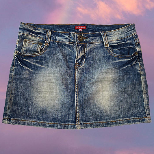 Vintage Y2K Denim Mini Skirt (38 EU - 10 UK)
