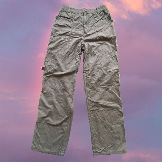 Vintage 90’s Tech Khaki Baggy Cargo Pants (34 EU / 6 UK / 2 US)