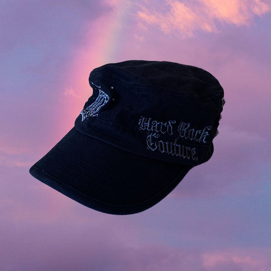 Vintage Y2K Cyber Hard Rock Cafe Newboy Cap