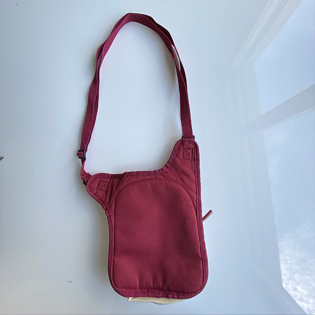 Vintage 90's Skater "Bad Girl" Burgundy Crossbody Bag