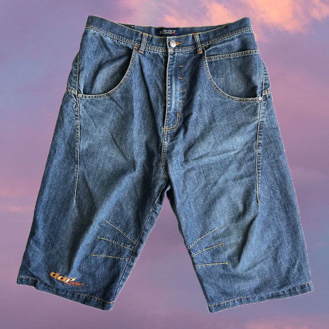 Vintage 90's Skater Extra Baggy Denim Boy Shorts (36-38 EU / 8-10 UK / 4-6 US)