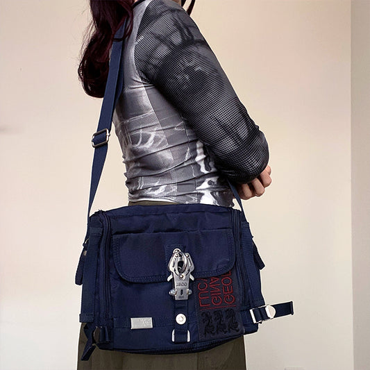 Vintage Y2K Cyber George Gina & Lucy Navy Shoulder/Crossbody Bag