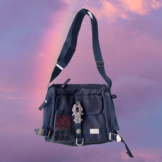 Vintage Y2K Cyber George Gina & Lucy Navy Shoulder/Crossbody Bag