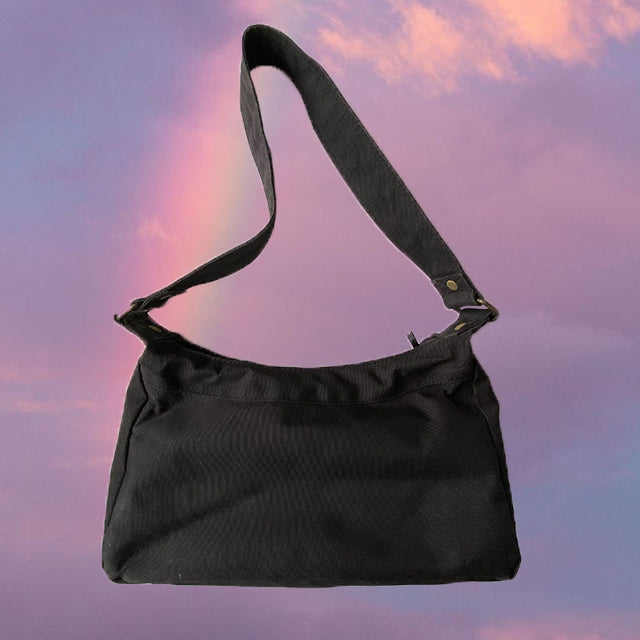 Vintage Y2K Sporty Roxy Black Shoulder Bag