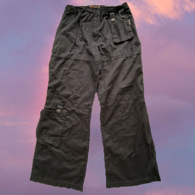 Vintage 90's Cop Copine Black Cargo Pants (36 EU / 8 UK / 4 US)