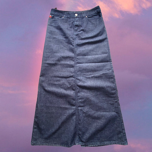 Vintage 90's Miss Sixty Denim Maxi Skirt (38 EU - 10 UK)