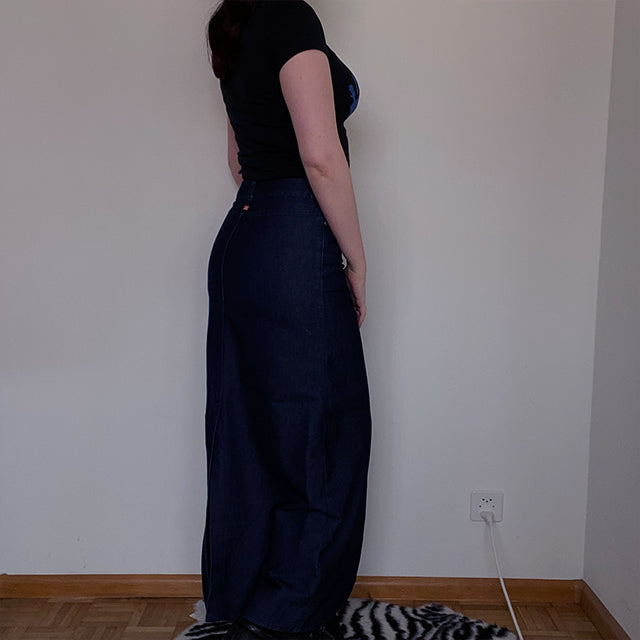 Vintage 90's Miss Sixty Denim Maxi Skirt (38 EU - 10 UK)