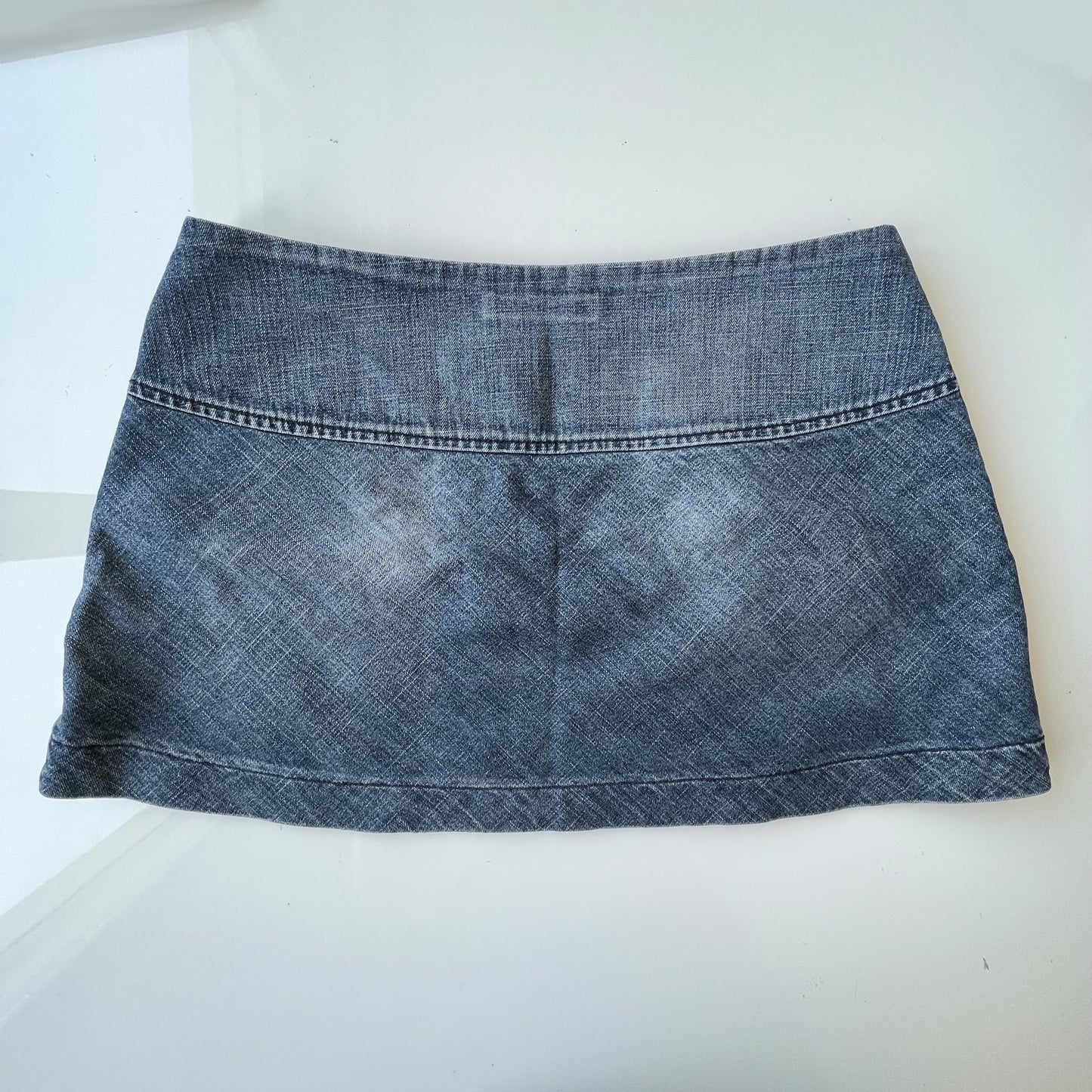 Vintage Y2K Miss Sixty Low Waist Denim Mini Skirt with Details (38 EU / UK 10 / US 6)