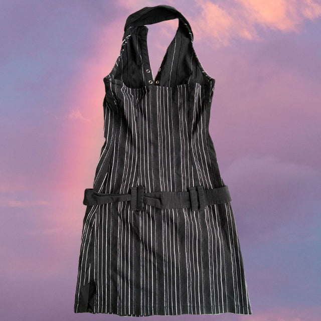 Vintage 90's Model Off Duty Halter Dress (S/M)