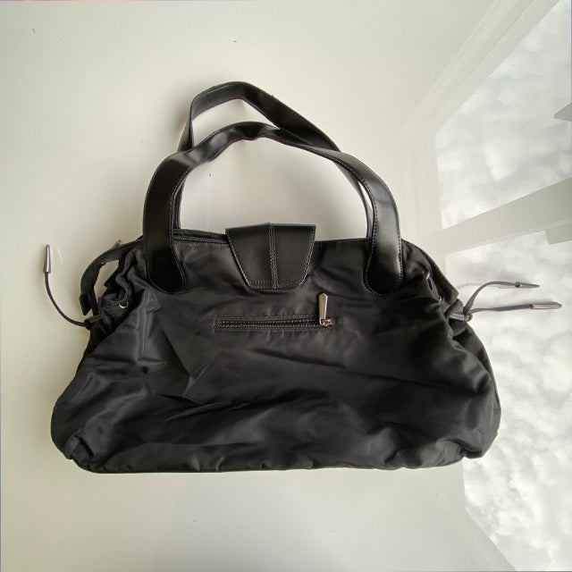 Vintage 90's Archive Mugler Black Shoulder Bag