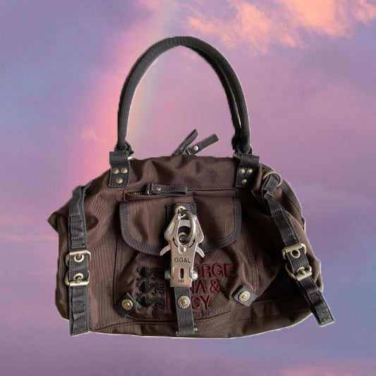 Vintage Y2K Cyber George Gina and Lucy Bowling Shoulder Bag