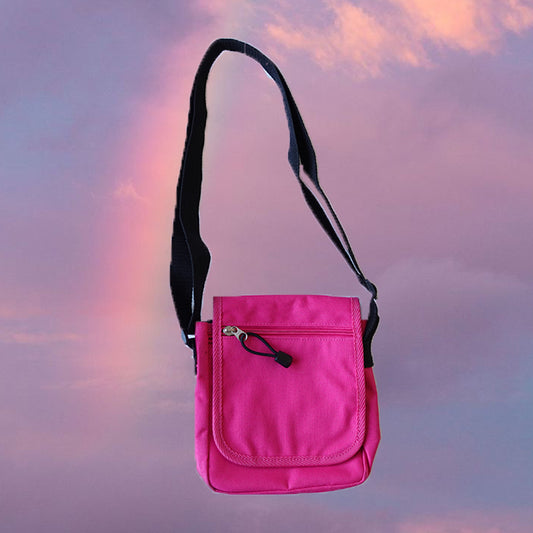 Vintage 90's Rave Hot Pink Crossbody Bag