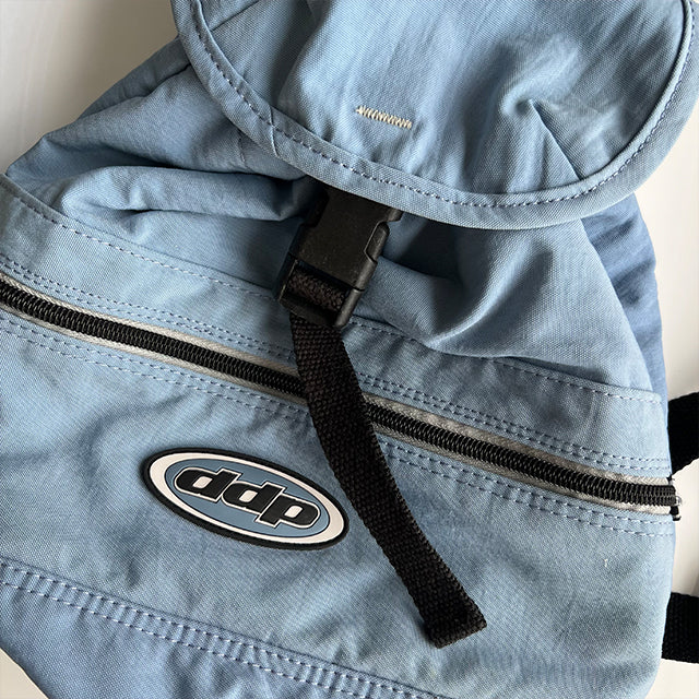 Vintage 90's Techwear Baby Blue Mini Backpack