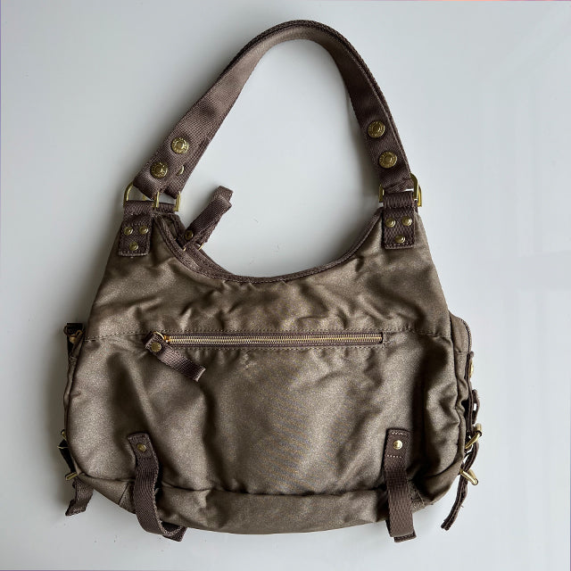 Vintage Y2K Cyber George Gina and Lucy Bronze Shoulder Bag