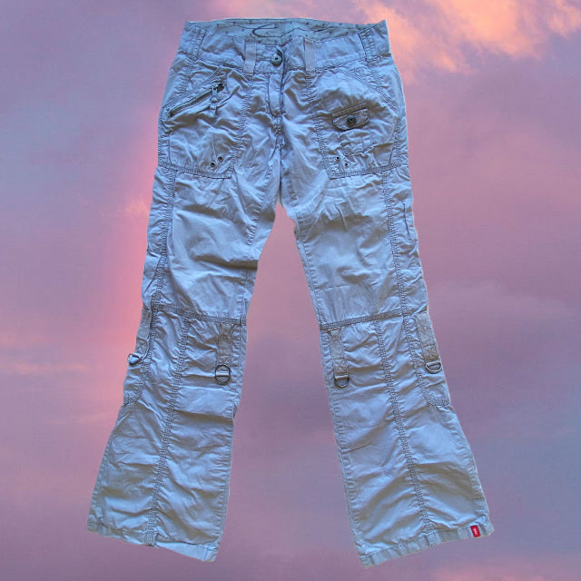 Vintage 90's Low Waist Stone Baggy Cargo Pants (36 EU / 8 UK / 2 US)