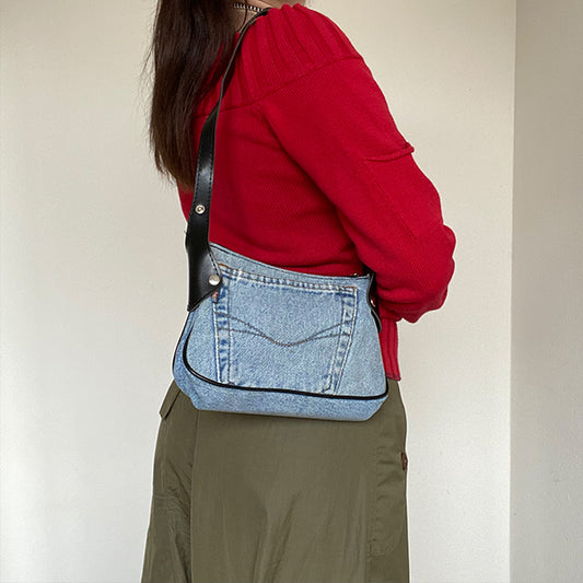 Vintage Y2K Denim Shoulder Bag