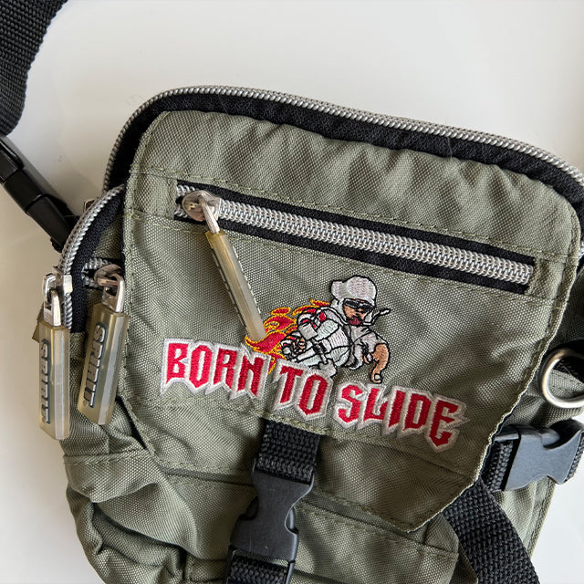 Vintage 90's Skater "Born to Slide" Cargo Crossbody Bag