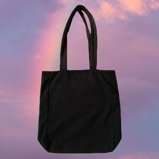 Vintage Y2K Cyber Ed Hardy Black Tote Bag