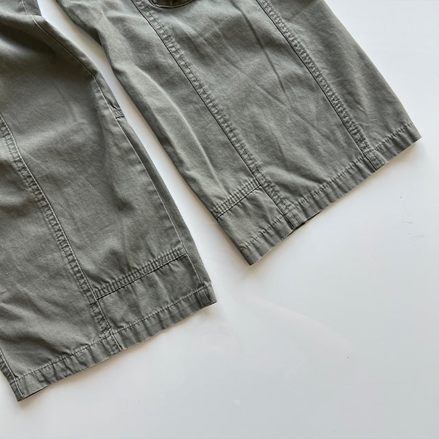 Vintage 90's Low Waist Green Baggy Cargo Pants (38 EU / 10 UK / 6 US)