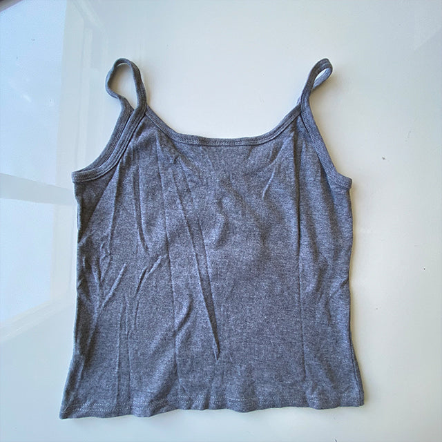 Vintage 90's Skater "Hot Stuff" Grey Cami Top (L)