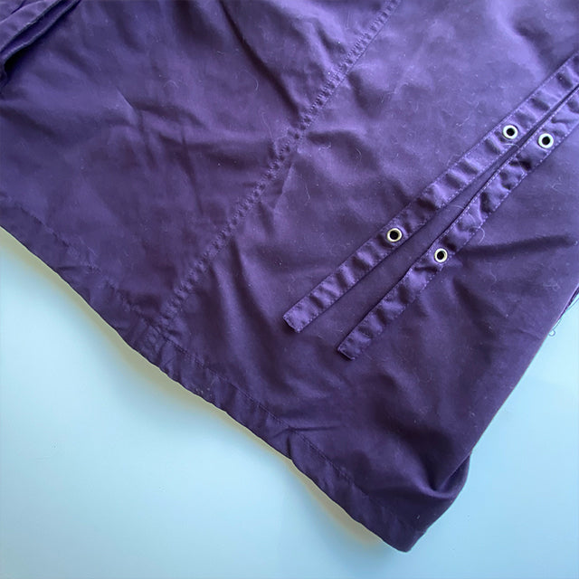 Vintage 90's Tech Rave Purple Cargo Maxi Skirt (36 EU / UK 8 / US 4)