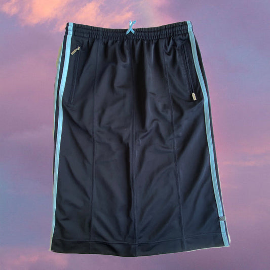 Vintage 90's Adidas Sporty Navy Midi Skirt (40 EU / UK 12 / US 8)