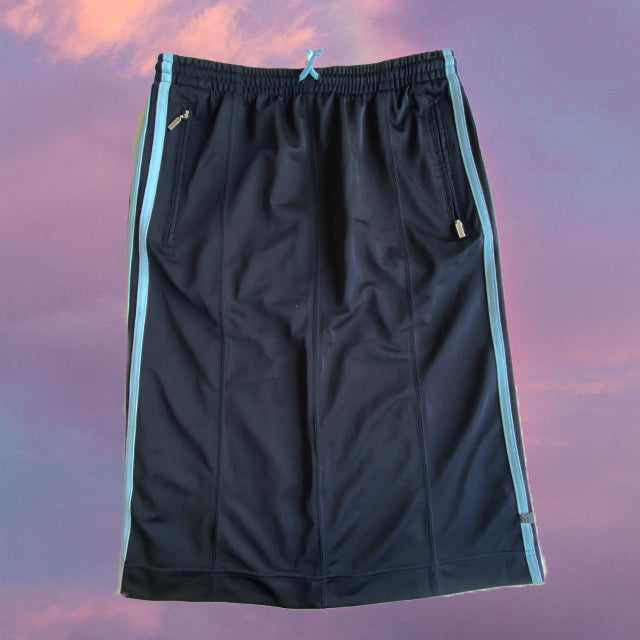 Vintage 90's Adidas Sporty Navy Midi Skirt (36 EU / UK 8 / US 4)