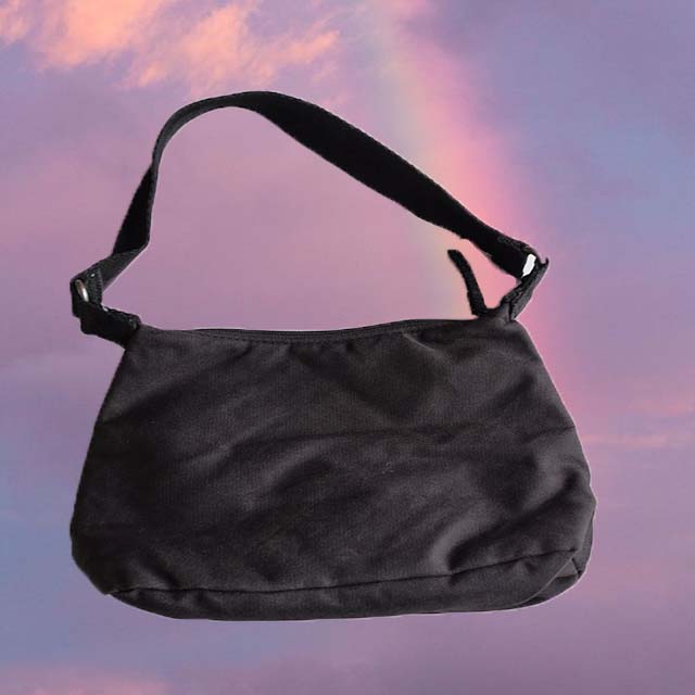 Vintage 90's Puma Sporty Black Shoulder Bag