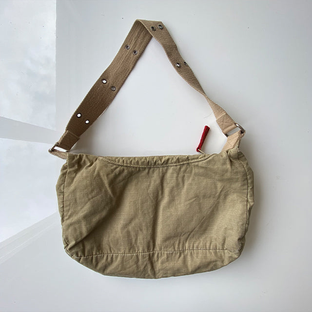 Vintage 90's Tan Cargo Shoulder Bag