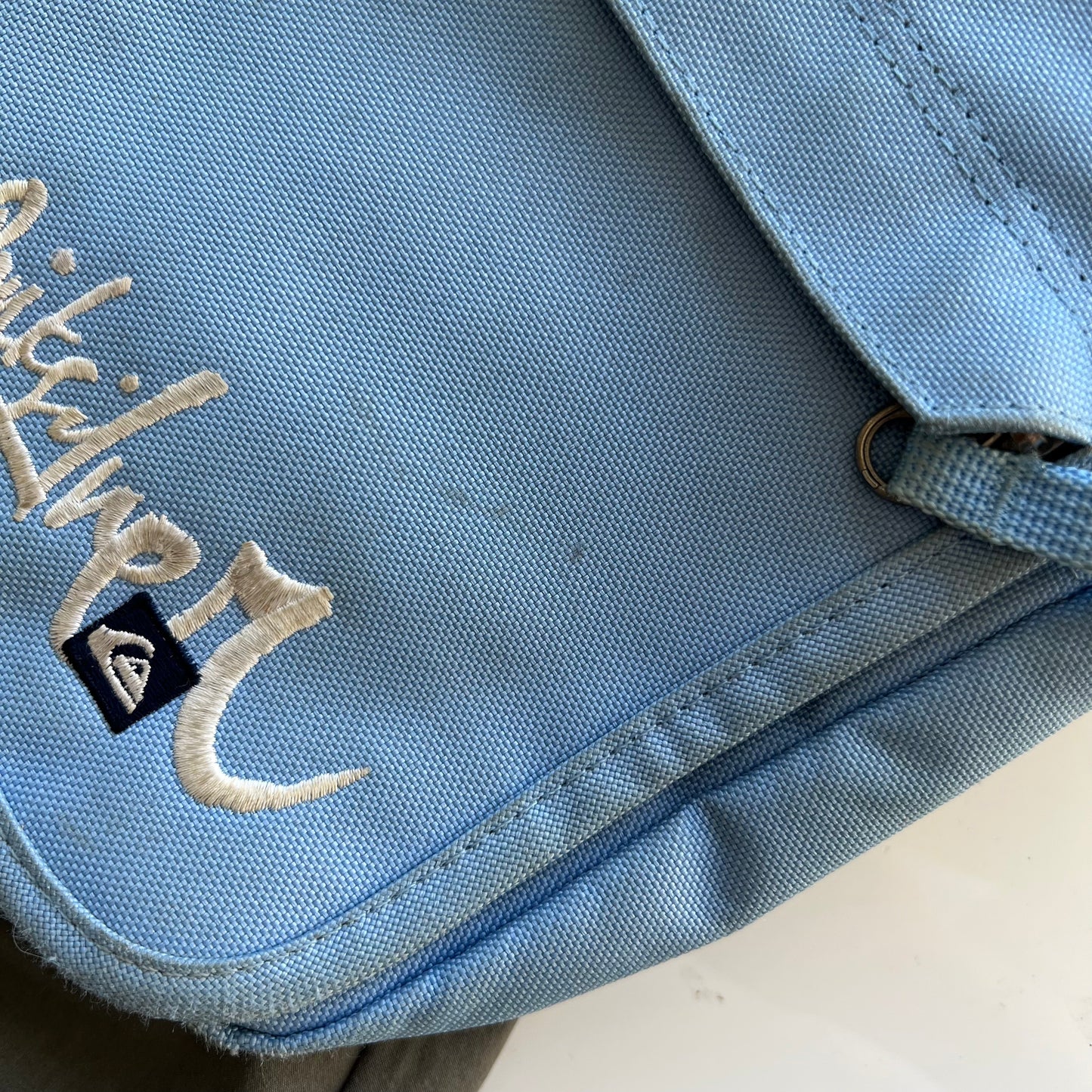 Vintage 90's Techwear Skater Baby Blue Cargo Crossbody Bag