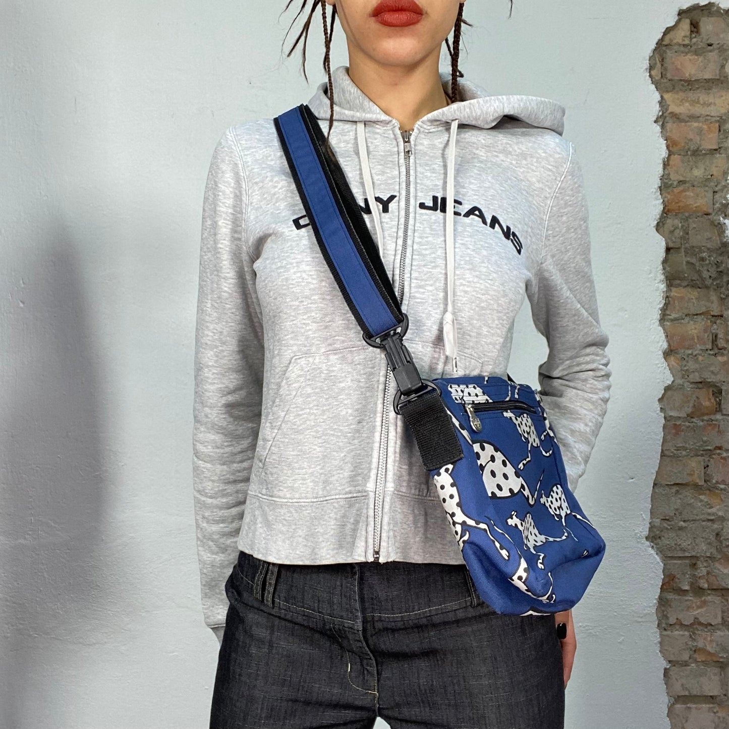 Vintage 2000's Blue Chiemsee Crossbody Messenger Bag